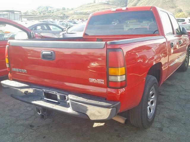 2GTEC13T551368291 - 2005 GMC NEW SIERRA RED photo 4