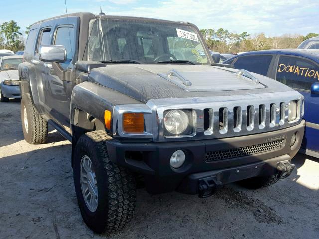 5GTDN13E078227693 - 2007 HUMMER H3 BLACK photo 1