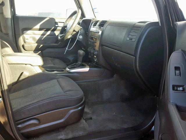 5GTDN13E078227693 - 2007 HUMMER H3 BLACK photo 5