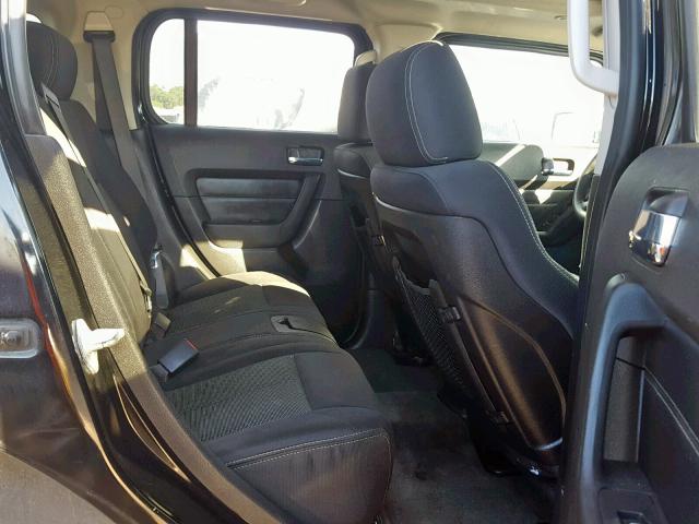 5GTDN13E078227693 - 2007 HUMMER H3 BLACK photo 6
