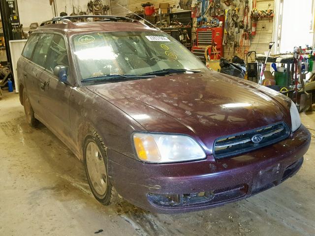 4S3BH635017306149 - 2001 SUBARU LEGACY L MAROON photo 1