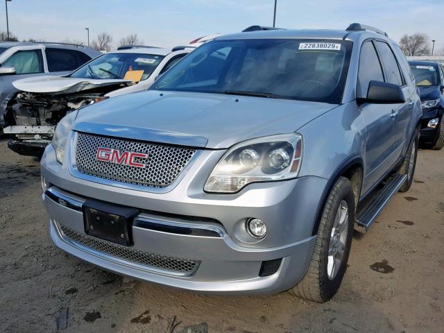 1GKKRPED0BJ226933 - 2011 GMC ACADIA SLE SILVER photo 2