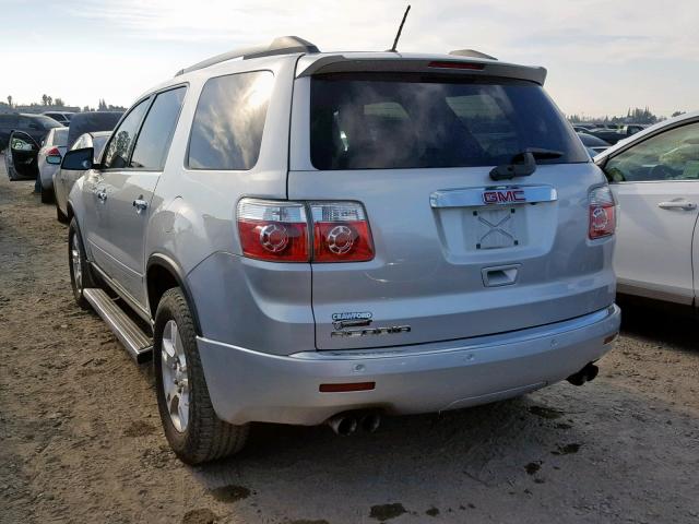 1GKKRPED0BJ226933 - 2011 GMC ACADIA SLE SILVER photo 3