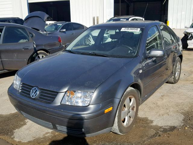 3VWSK69M13M064607 - 2003 VOLKSWAGEN JETTA GLS GRAY photo 2