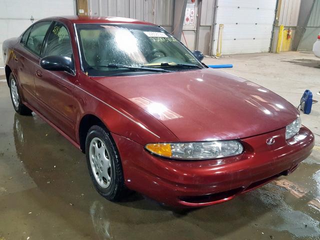 1G3NK52FX2C268134 - 2002 OLDSMOBILE ALERO GX BURGUNDY photo 1