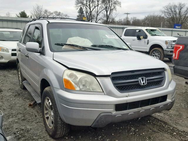 2HKYF18655H538557 - 2005 HONDA PILOT EXL SILVER photo 1