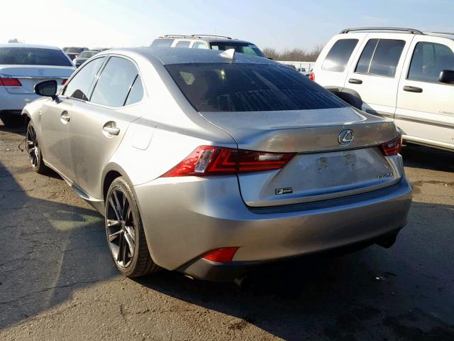 JTHBF1D22E5008649 - 2014 LEXUS IS 250 CHARCOAL photo 3