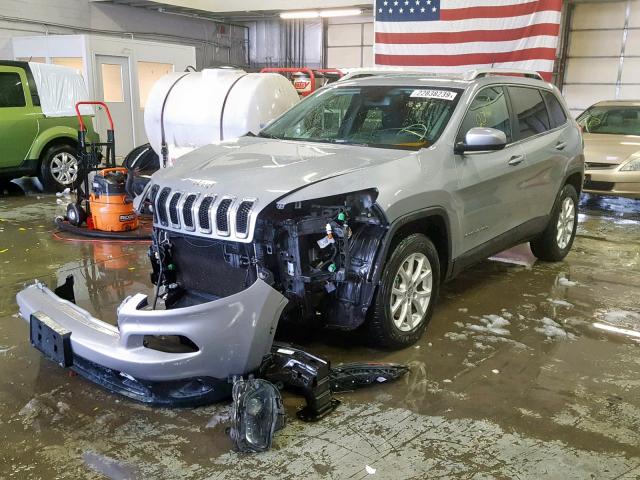 1C4PJMCS6EW247866 - 2014 JEEP CHEROKEE L GRAY photo 2