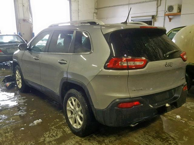 1C4PJMCS6EW247866 - 2014 JEEP CHEROKEE L GRAY photo 3