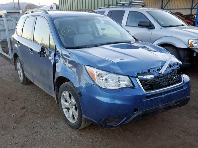 JF2SJADC1GH487688 - 2016 SUBARU FORESTER 2 BLUE photo 1