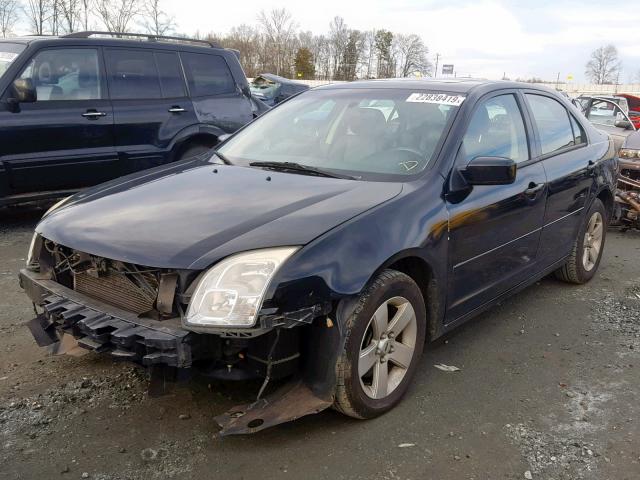 3FAHP071X7R124788 - 2007 FORD FUSION SE BLACK photo 2