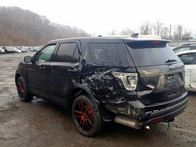 1FM5K8AR7HGD13685 - 2017 FORD EXPLORER P Qara foto 3