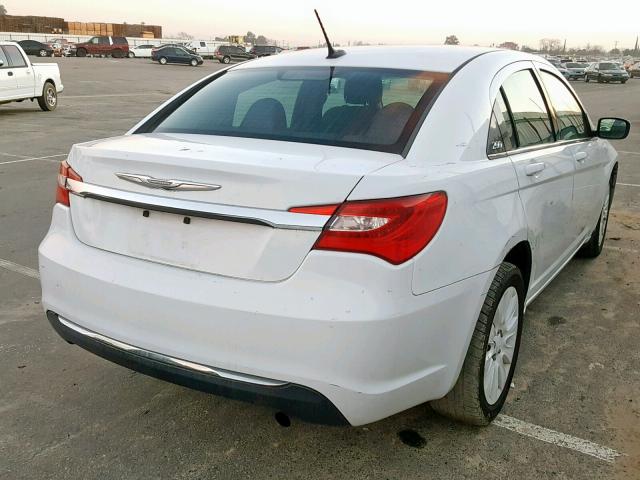 1C3CCBAB0DN733534 - 2013 CHRYSLER 200 LX WHITE photo 4