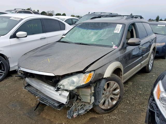 4S4BP86C284300062 - 2008 SUBARU OUTBACK 3. BROWN photo 2