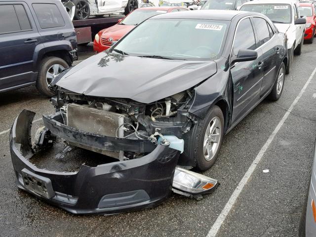 1G11B5SA1DF240266 - 2013 CHEVROLET MALIBU LS შავი ფოტო 2