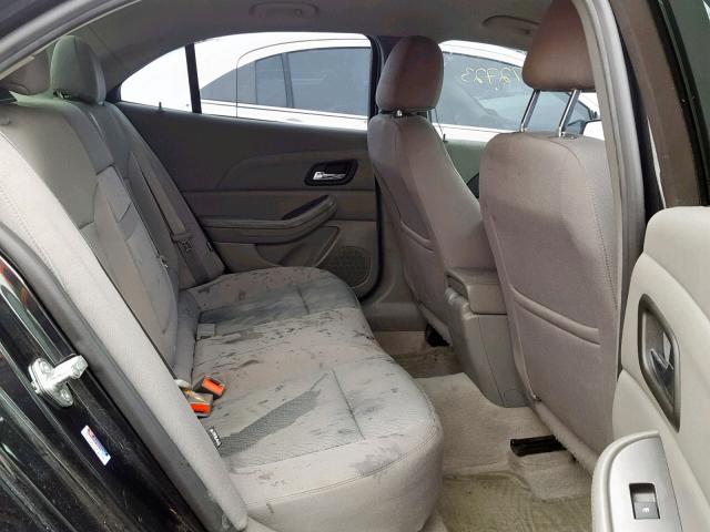 1G11B5SA1DF240266 - 2013 CHEVROLET MALIBU LS შავი ფოტო 6