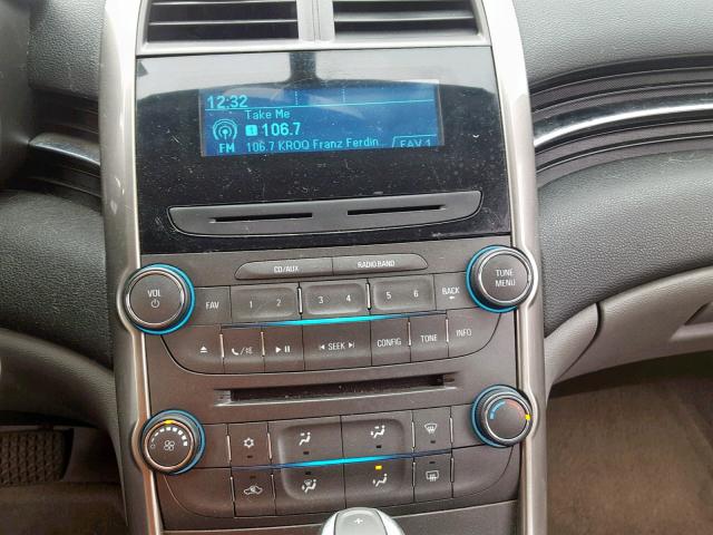 1G11B5SA1DF240266 - 2013 CHEVROLET MALIBU LS შავი ფოტო 9