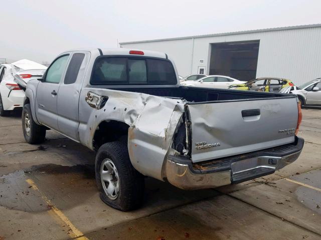 5TETX62N37Z394754 - 2007 TOYOTA TACOMA PRE SILVER photo 3