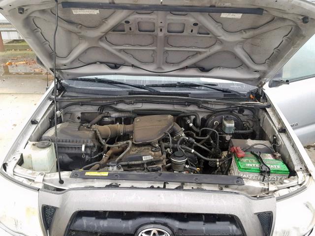 5TETX62N37Z394754 - 2007 TOYOTA TACOMA PRE SILVER photo 7