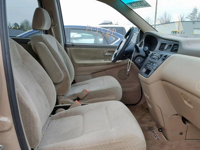 2HKRL18512H532593 - 2002 HONDA ODYSSEY LX TAN photo 5