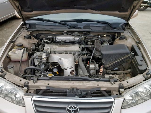 4T1BG22K0YU663745 - 2000 TOYOTA CAMRY CE BEIGE photo 7