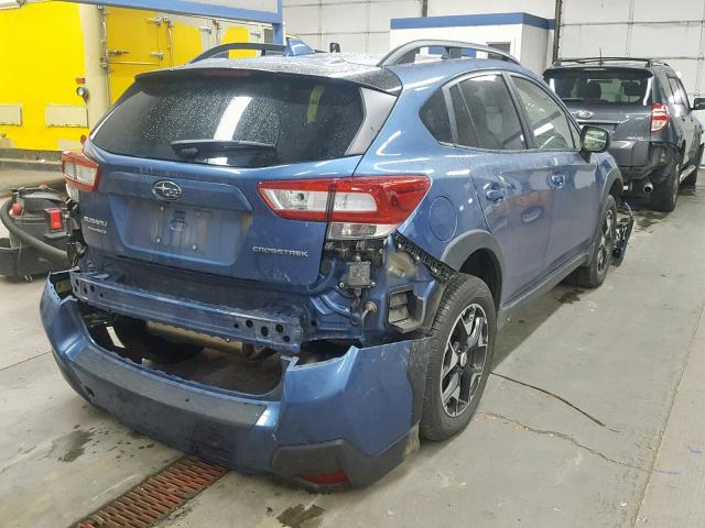 JF2GTADC3JH222861 - 2018 SUBARU CROSSTREK BLUE photo 4