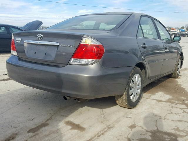 4T1BE32K55U970383 - 2005 TOYOTA CAMRY LE GRAY photo 4