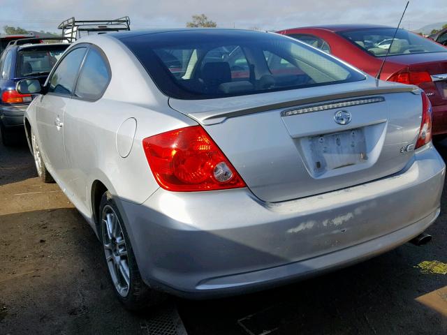 JTKDE177770179829 - 2007 TOYOTA SCION TC ნაცრისფერი ფოტო 3