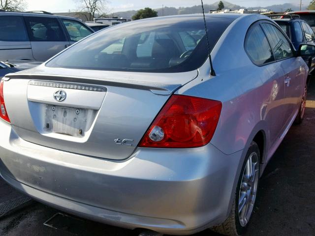JTKDE177770179829 - 2007 TOYOTA SCION TC ნაცრისფერი ფოტო 4