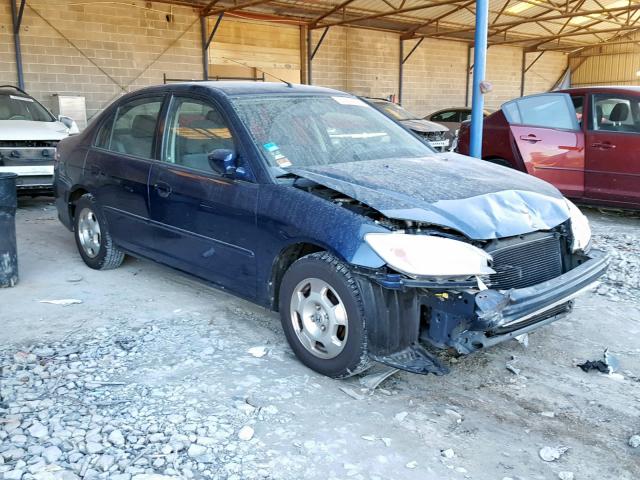 JHMES95685S014966 - 2005 HONDA CIVIC HYBR ლურჯი ფოტო 1