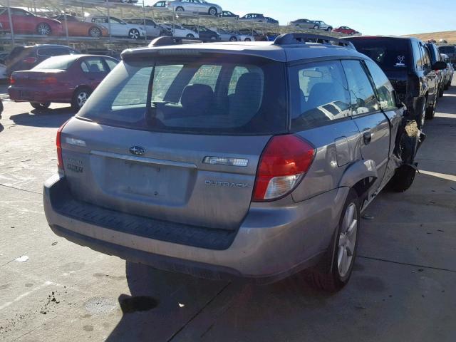 4S4BP61C687363000 - 2008 SUBARU OUTBACK 2. 银色 照片 4