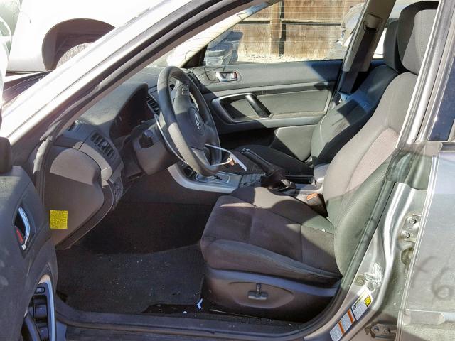 4S4BP61C687363000 - 2008 SUBARU OUTBACK 2. 银色 照片 5