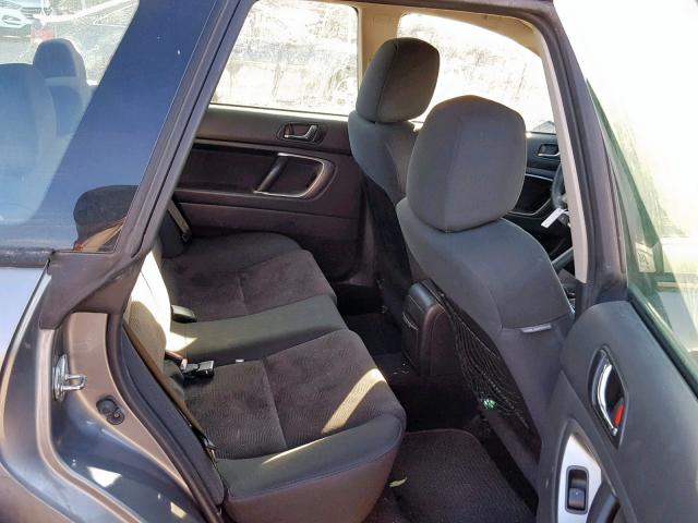 4S4BP61C687363000 - 2008 SUBARU OUTBACK 2. 银色 照片 6