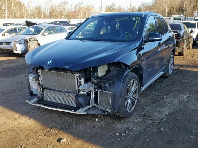WBXHT3C38GP887384 - 2016 BMW X1 XDRIVE2 BLACK photo 2