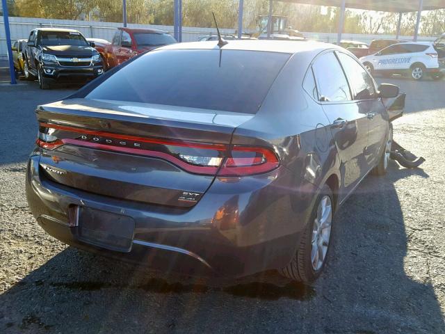 1C3CDFBB2ED743833 - 2014 DODGE DART SXT GRAY photo 4