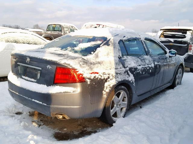 19UUA662X4A037097 - 2004 ACURA TL GRAY photo 4