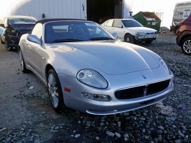 ZAMBB18A420006453 - 2002 MASERATI SPYDER CAM SILVER photo 1