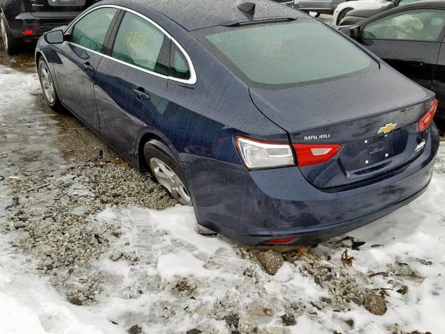 1G1ZB5ST0GF198620 - 2016 CHEVROLET MALIBU LS ლურჯი ფოტო 3
