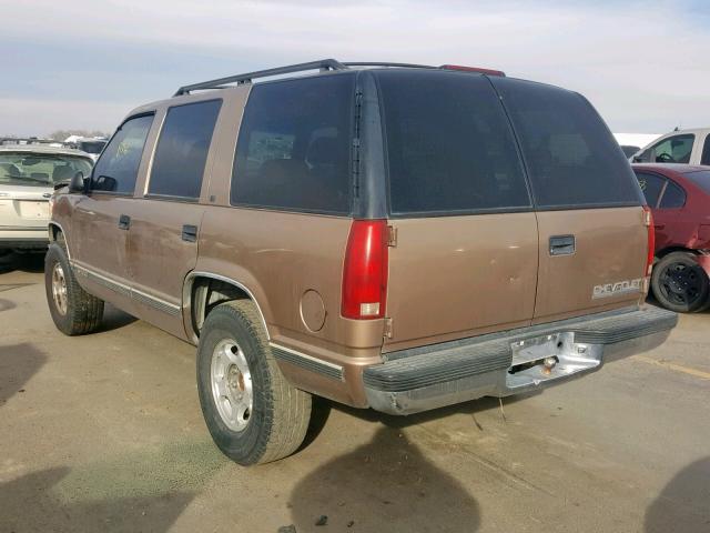 1GNEK13K8SJ403523 - 1995 CHEVROLET TAHOE K150 BROWN photo 3