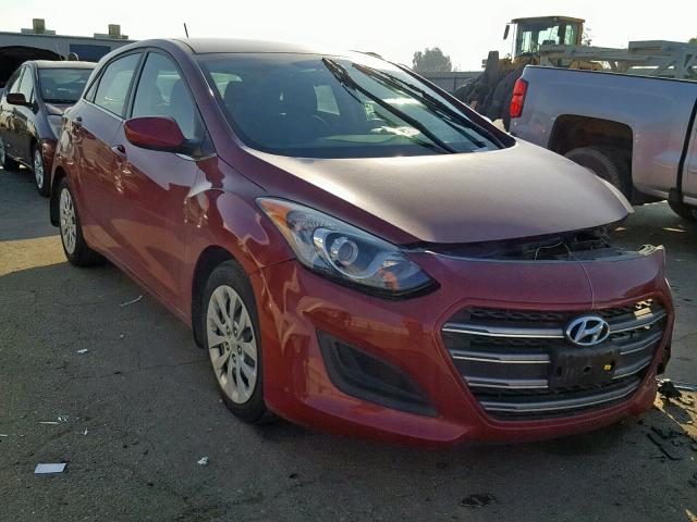 KMHD35LH4GU334635 - 2016 HYUNDAI ELANTRA GT RED photo 1