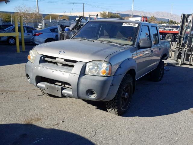 1N6ED27T61C365527 - 2001 NISSAN FRONTIER C TAN photo 2