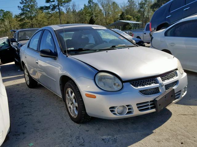 1B3ES56CX5D284348 - 2005 DODGE NEON SXT SILVER photo 1