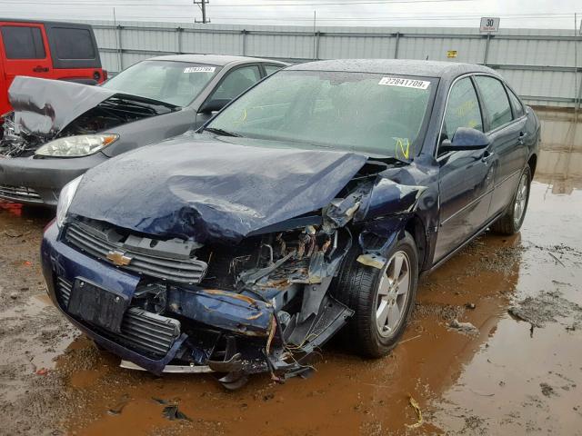 2G1WB58K579317322 - 2007 CHEVROLET IMPALA LS BLUE photo 2