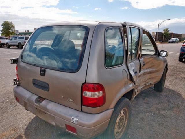 KNDJB723415052086 - 2001 KIA SPORTAGE GOLD photo 4