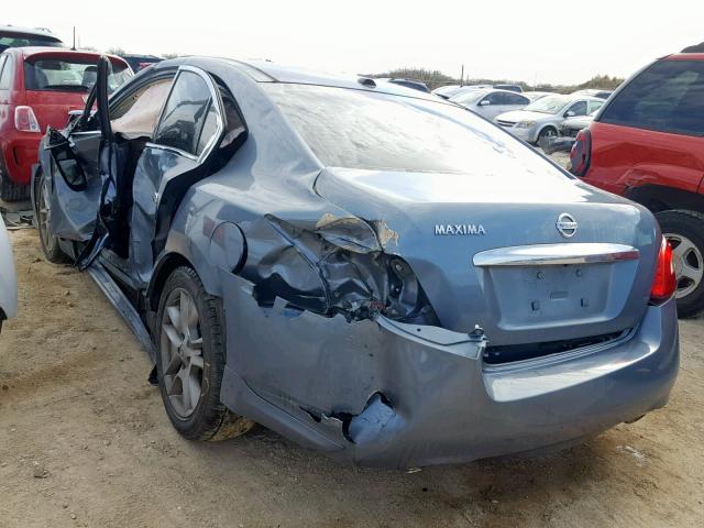 1N4AA5AP9BC816755 - 2011 NISSAN MAXIMA S BLUE photo 3