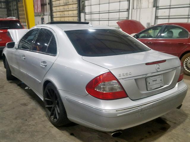 WDBUF56X17B074803 - 2007 MERCEDES-BENZ E 350 SILVER photo 3