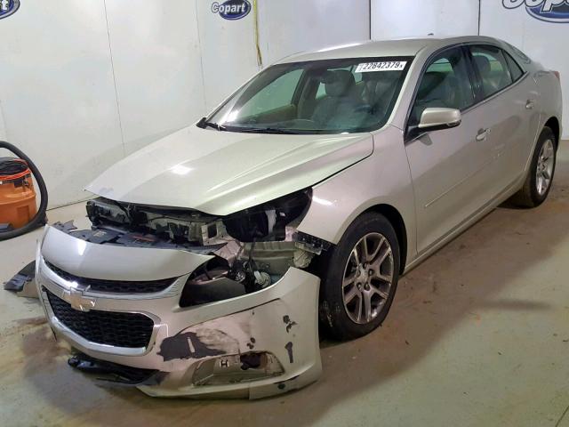 1G11C5SL1EF225377 - 2014 CHEVROLET MALIBU 1LT GOLD photo 2