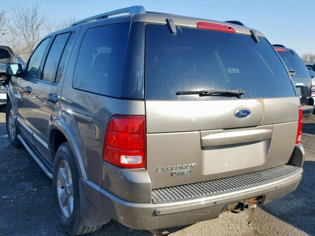 1FMDU75K03UB01444 - 2003 FORD EXPLORER L GRAY photo 3