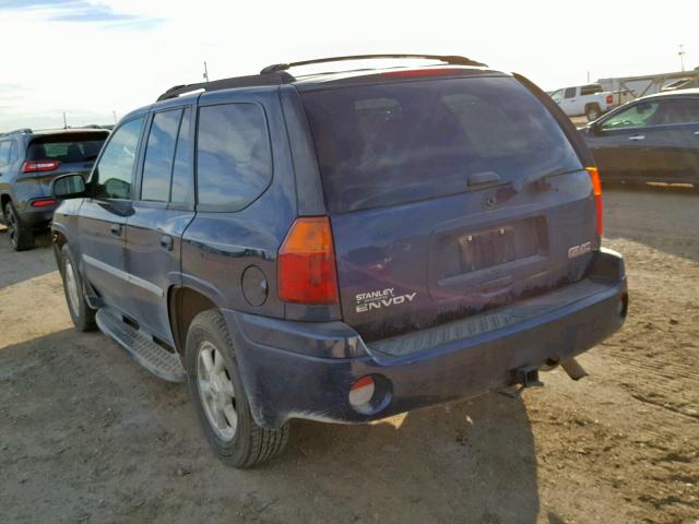 1GKDS13S772227378 - 2007 GMC ENVOY BLUE photo 3