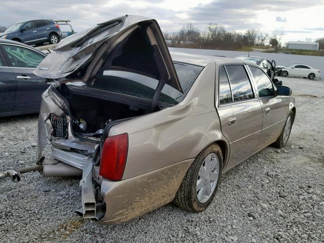 1G6KF54974U173416 - 2004 CADILLAC DEVILLE DT TAN photo 4